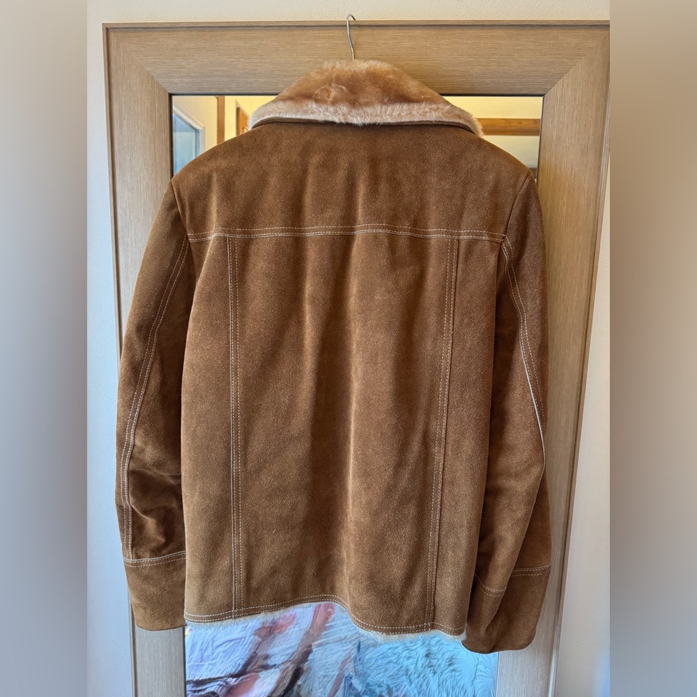Vintage JC Penny Genuine Leather Split Cowhide Jacket - Picture 2 of 5